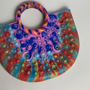 Push it pop it fidget bag purse tote toy mini bag